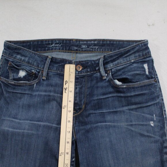 Levi's Women Blue Jeans Demi Curve Casual Size 30 - Picture 8 of 11